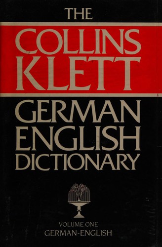 Collins German-English dictionary by Roland Breitsprecher cover