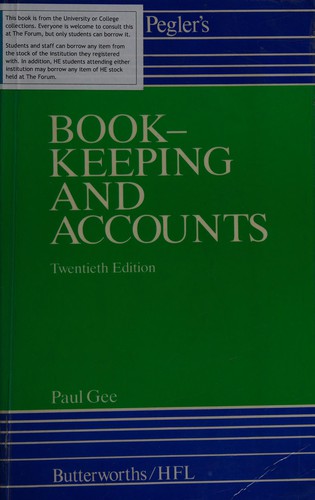 Spicer and Pegler's book-keeping and accounts