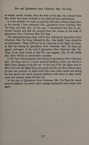 Selected plays of Edward Albee