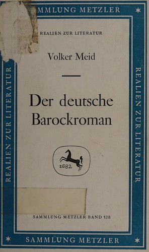 Der deutsche Barockroman by Volker Meid cover