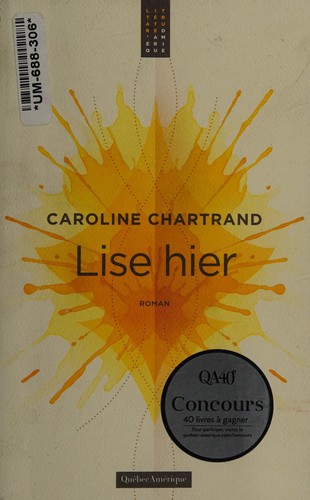 Lise hier by Caroline Chartrand cover