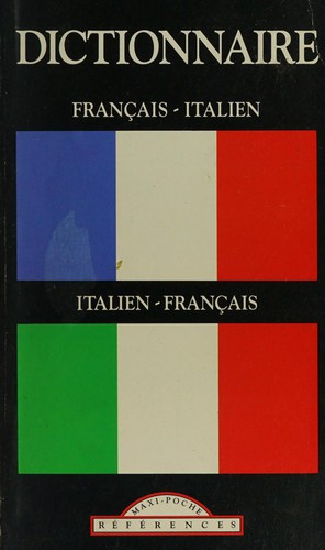 Dictionnaire français-italien, italien-français by  cover