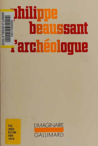 L' archéologue by Philippe Beaussant cover