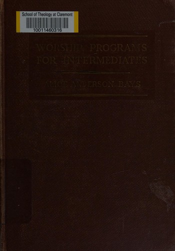 Worship programs for intermediates