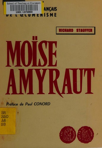 Moïse Amyraut by Richard Stauffer cover
