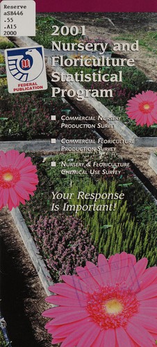 2001 nursery and floriculture statistical program