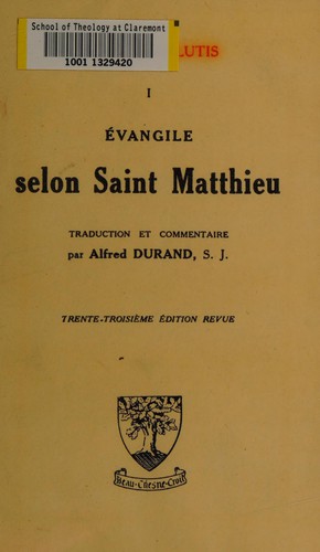 Évangile selon saint Matthieu