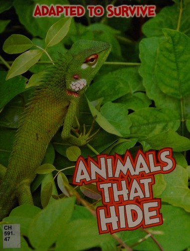Animals that hide by Angela Royston cover
