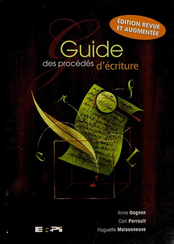 Guide des procedes d'ecriture