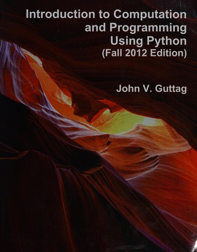 Introduction to computation and programming in Python
