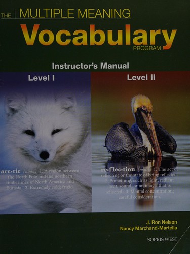 The Multiple meaning vocabulary program