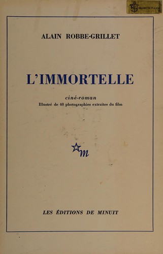 L' immortelle by Alain Robbe-Grillet cover