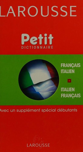 Petit dictionnaire français-italien, italien-français by Larousse cover