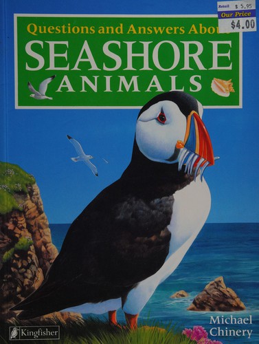 Questions and answers about seashore animals by Michael Chinery cover