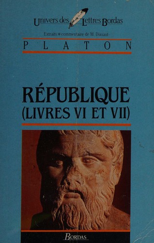 République (livres VI et VII) by Πλάτων cover