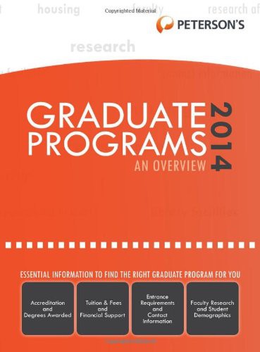 Peterson's Graduate & Professional Programs 2014