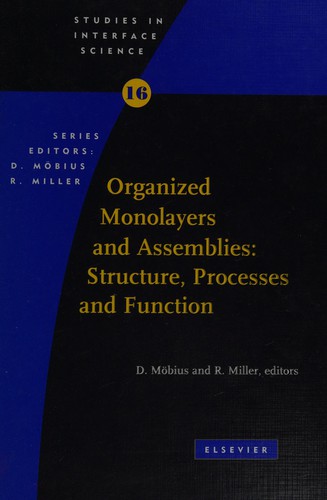 Organized monolayers and assemblies