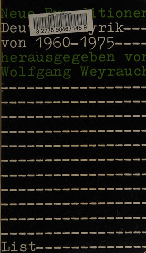 Neue Expeditionen by Weyrauch, Wolfgang cover
