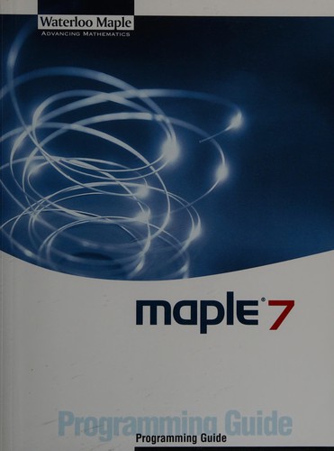 Maple 7 programming guide