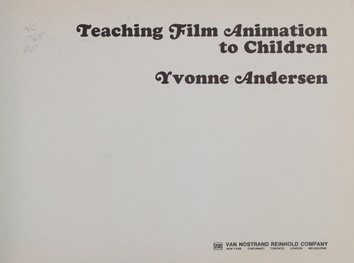 Teaching film animation to children