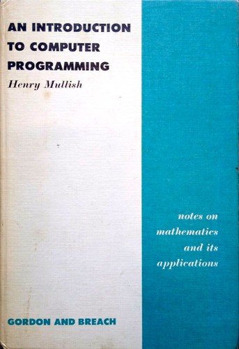 An introduction to computer programming