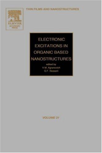 Electronic excitations in organic based nanostructures