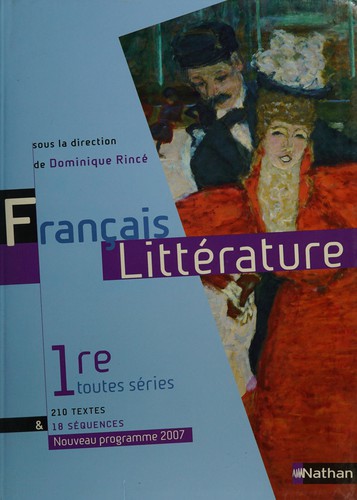 Français littérature, 1re toutes séries by Pierre Aurégan cover