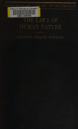 The laws of human nature