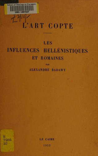 L' art copte by Alexander Badawy cover