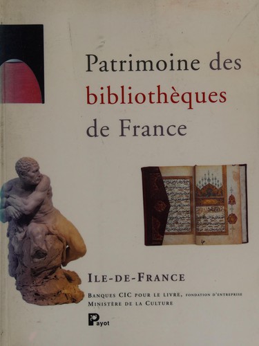 Patrimoine des bibliothèques de France by Collectif cover
