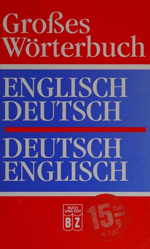 Grosses Wörterbuch by Barry Sandoval cover