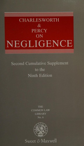 Charlesworth & Percy on negligence