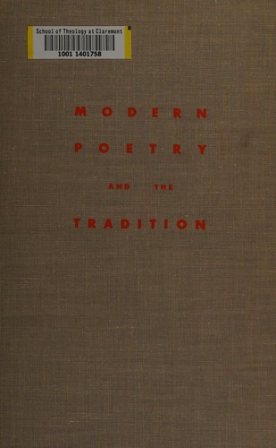 Modern poetry and the tradition