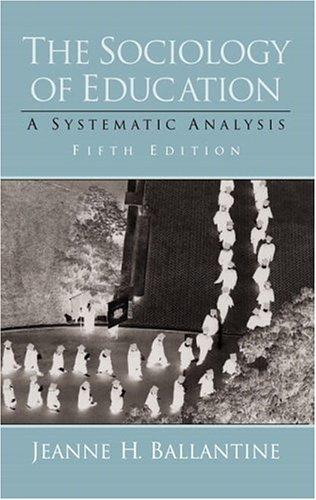 The sociology of education