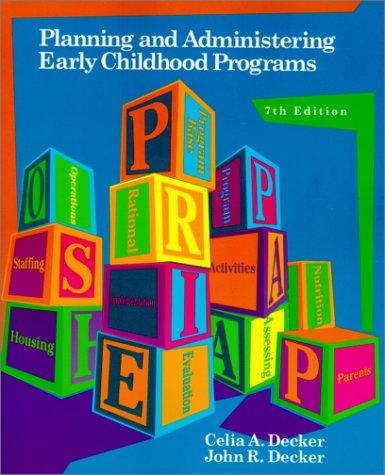Planning and administering early childhood programs