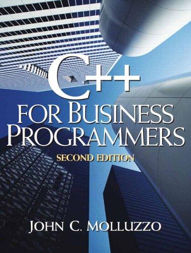 C++ for Business Programming