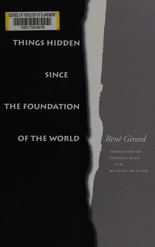 Things hidden since the foundation of the world