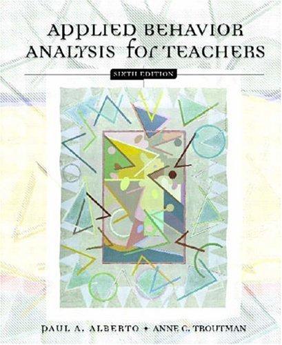 Applied behavior analysis for teachers