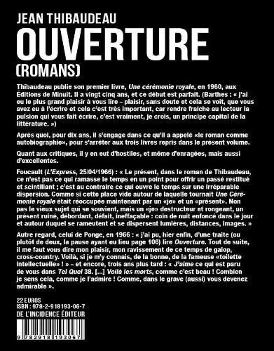 Ouverture by Jean Thibaudeau cover