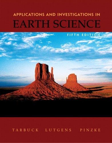 Applications and investigations in earth science