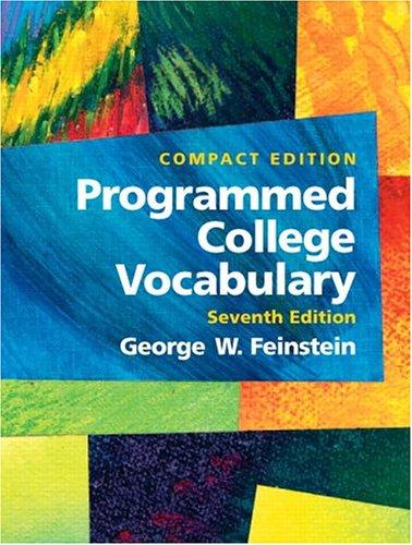 Programmed college vocabulary