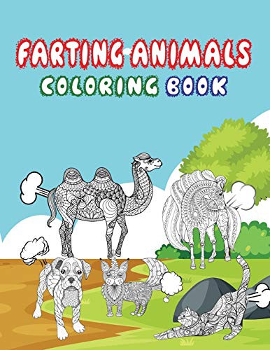Farting Animals Coloring Book by Freshniss cover