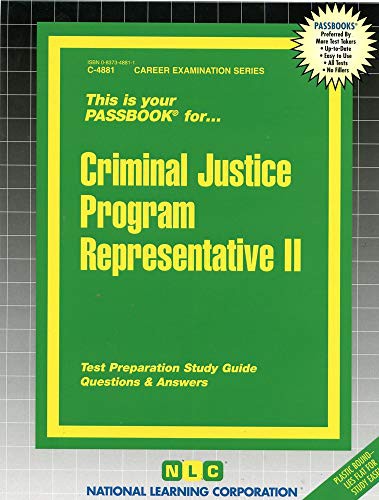 Criminal Justice Program Representative II