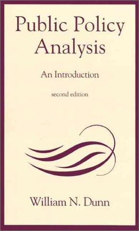 Public Policy Analysis