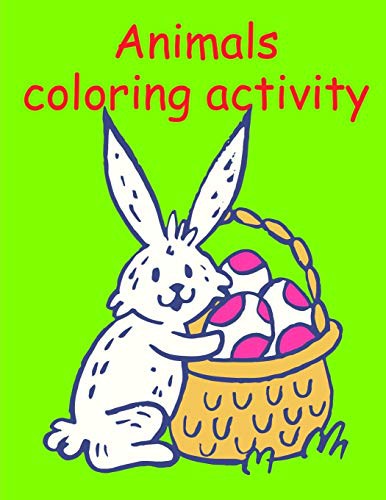 Animals coloring activity by J.K. Mimo cover