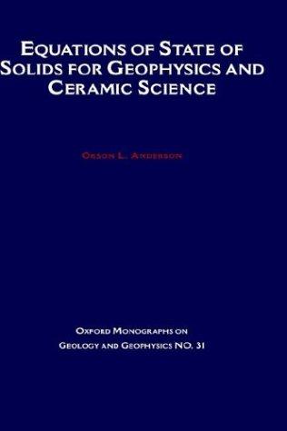Equations of state of solids for geophysics and ceramic science
