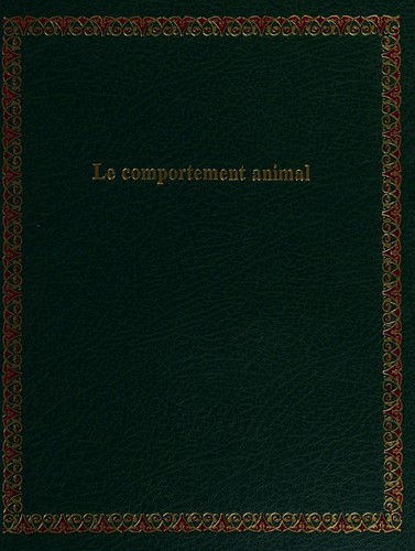 Le Comportement animal by  cover