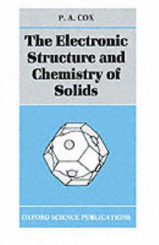 The electronic structure and chemistry of solids