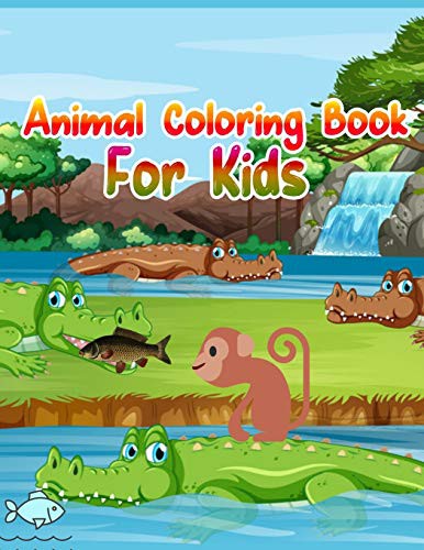 Animal Coloring Book For Kids : Cute Animals by Rimas Press House cover