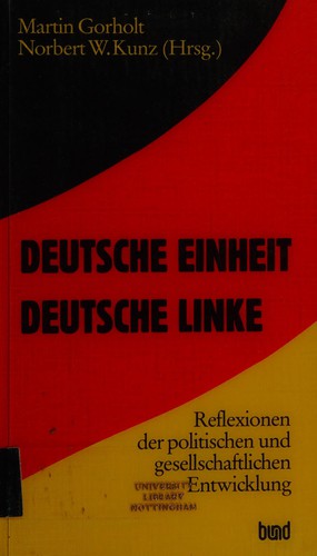 Deutsche Einheit, deutsche Linke by  cover